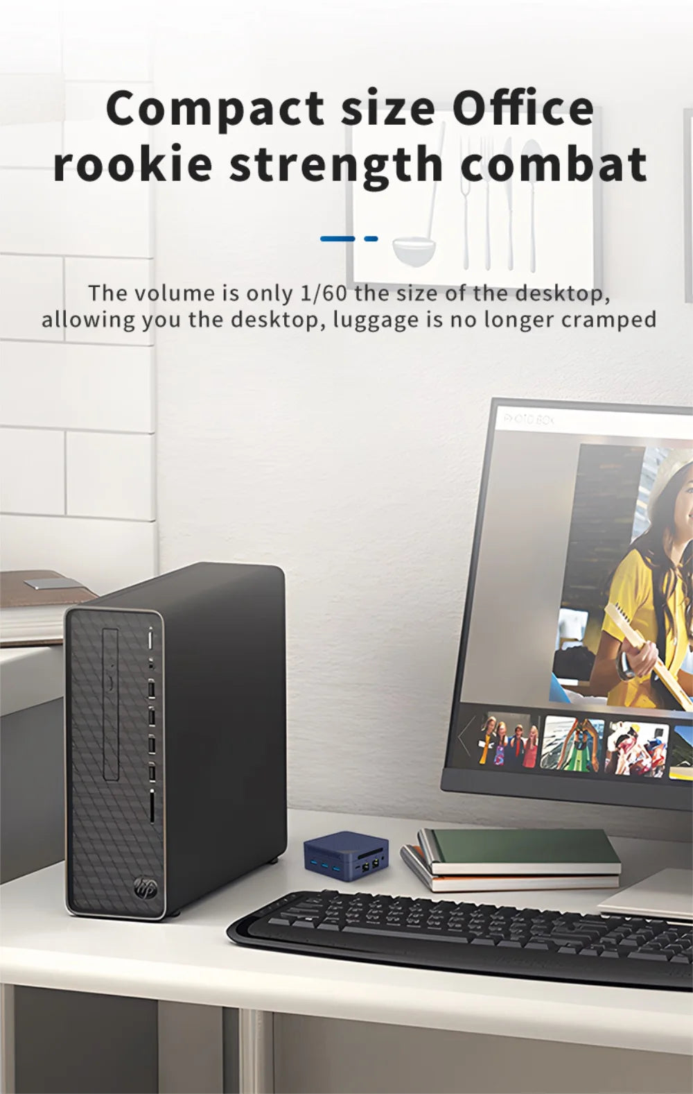 MLLSE G2 Pro Mini PC Intel Twin Lake N150 Processor LPDDR5 12GB RAM 512GB ROM Windows 11 Pro WiFi 5 BT5.2 Desktop Computer