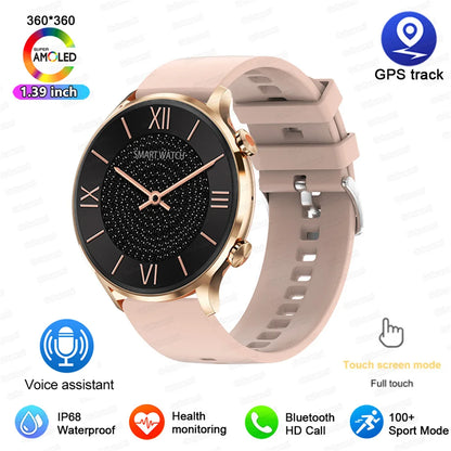 2026 AMOLED HD Smartwatch – GPS, Bluetooth Call, IP68 for Android & iOS