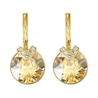 Fashion Small Bella Boucle D'oreille Femme made with Crystal from Austria for Women Wedding Party Jewelery Accessory Bijoux Gift