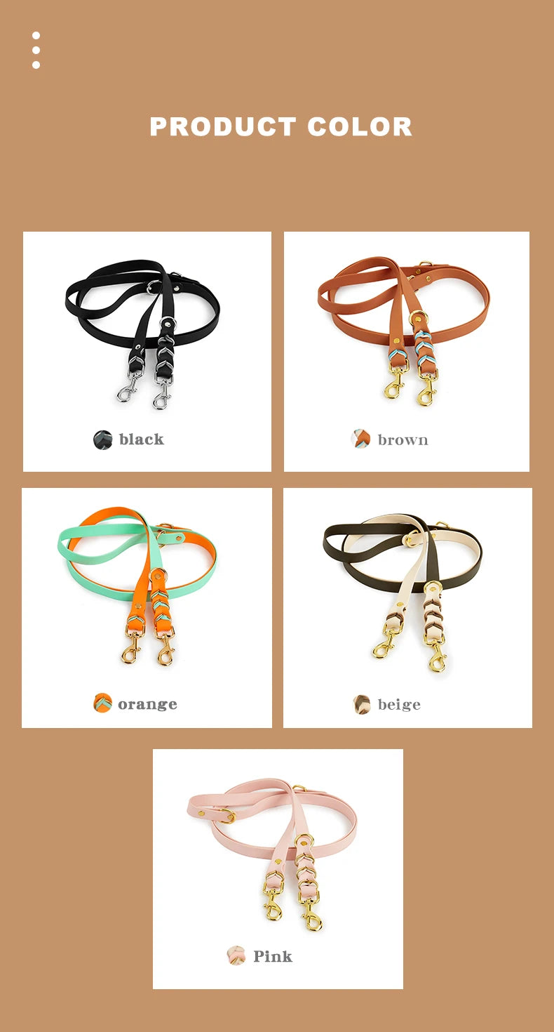 Dog Leashes Solid Durable And Super Tensile Force Dog Rope Colorful Multifunctional Luxury Handmade Leash For Medium Large Dogs