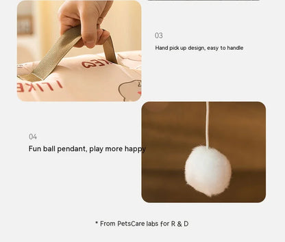 Big Dog Nest Winter Warm Dog House Removable and Washable Dog Bed Seasonal Large Dog House Type Pet Sleeping Supplies, Cat Nest