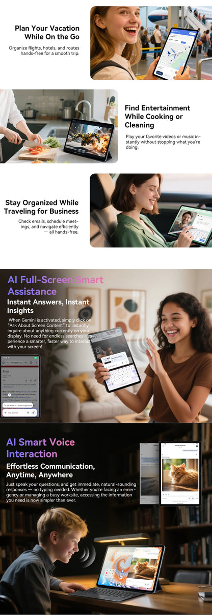 Blackview MEGA 3 Tablet - 12.1" 2.5K 90Hz Display Android 15 12GB 256GB 50MP Camera 8800mAh 33W Fast Charging