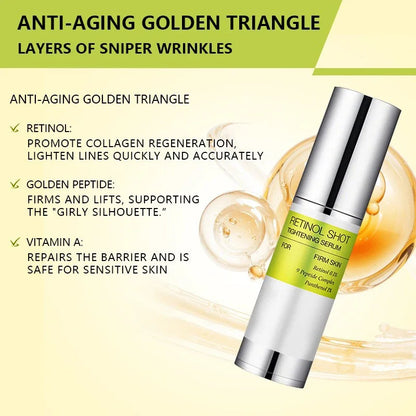 Korean Retinol Shot Eye Tightening Moisturizing Booster Cream,Facial Moisturizing Serum,,Reduce Wrinkles & Fine Lines,Anti-Aging