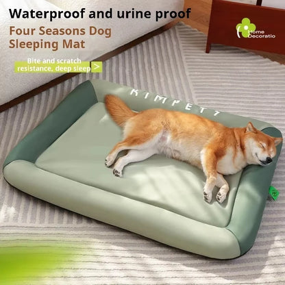 Cats Beds Summer Cooling Pet Bed Large Dog Baskets Pets Dogs Accessories Small Products Medium Accessory Fluffy Bad Puppy Sofa