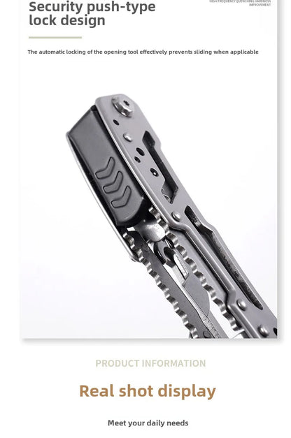 Folding Multi-tool Pocket Knife Pliers Mini Portable Fold Outdoor Hunting Survival Rescue Tactical Multipurpose Repair Tool