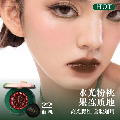 Girlcult Cute Makeup Korean Blush Contour And Highlighter Palette Matte Lasting Blusher Cream,Lightweight & Smooth Finish