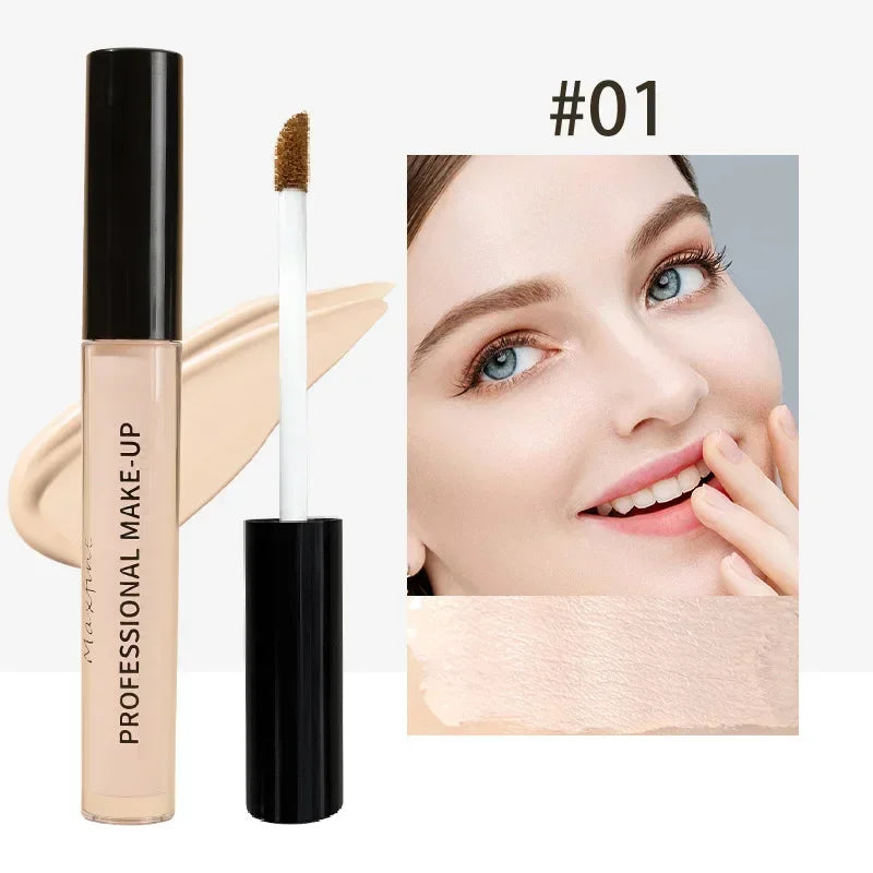 High Covering Face Concealer Cream Contour Foundation Full Cover Dark Circles Acne Waterproof Lasting Brightening Face Cosmetic