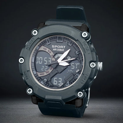 Men Mechanical Wristwatch Waterproof  Automatic LED Watch Men Mechanical Watches World Time Stop Time  AlarmRelogio Masculino
