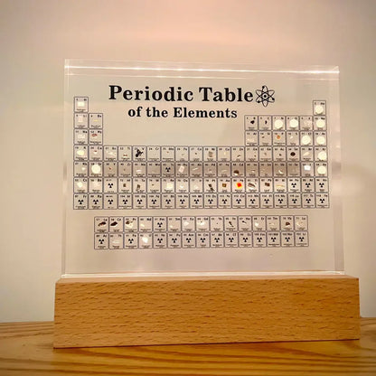 Elements Period Table Embedded Samples Graduation Gifts Exhibition Acrylic Desktop Ornaments Small Decorative Pieces