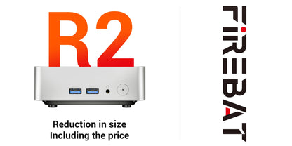 FIREBAT R2 Mini PC AMD Ryzen 5 3500U (Beats N150/N97)  16GB RAM 512GB SSD Desktop Mini Computers WIFI5 BT5.2 Dual 4k Display