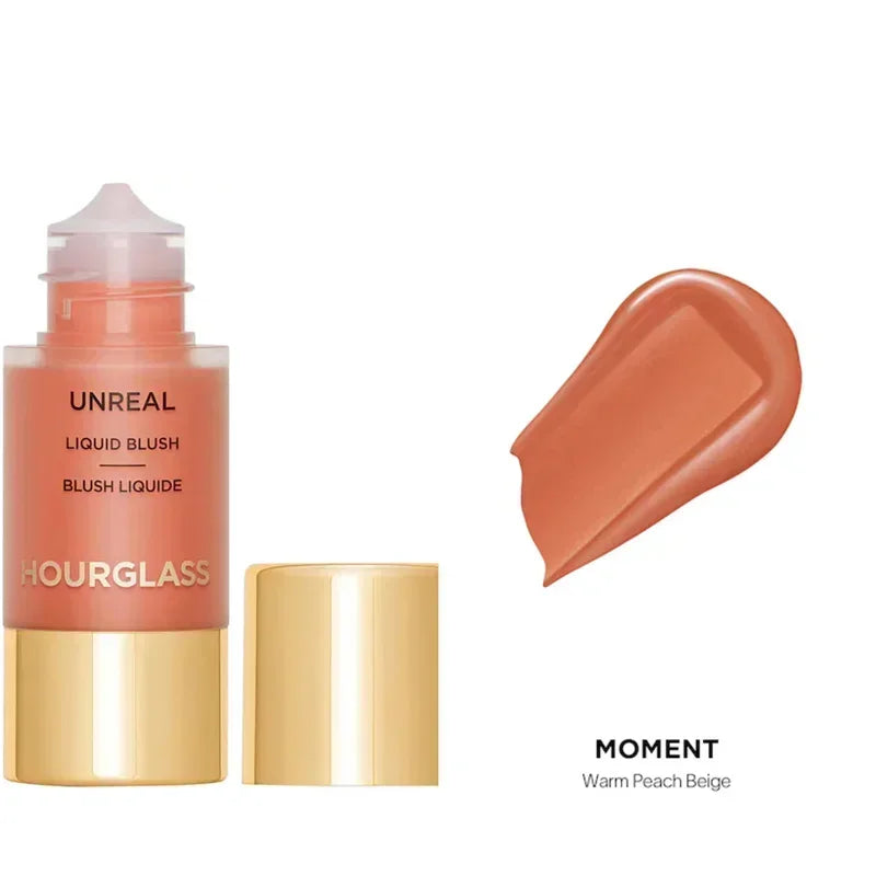 Hourglass New UNREAL Liquid Texture Powder Blusher Full Clear Color Cheek Fluidity Easy Push Away Create Natural Skin Portable