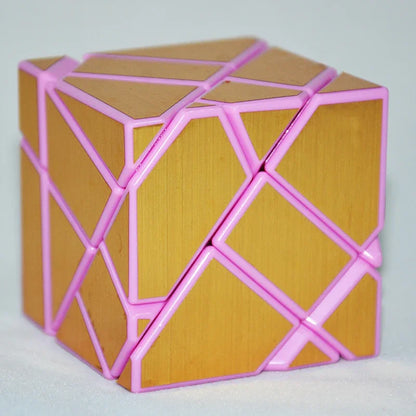 Lefun FangCun Ghost 6cm Cube Magico 3x3 Strange-shape Cube Magic Puzzle Hollow Sticker SpeedCube Educational Toys Ghost Cube
