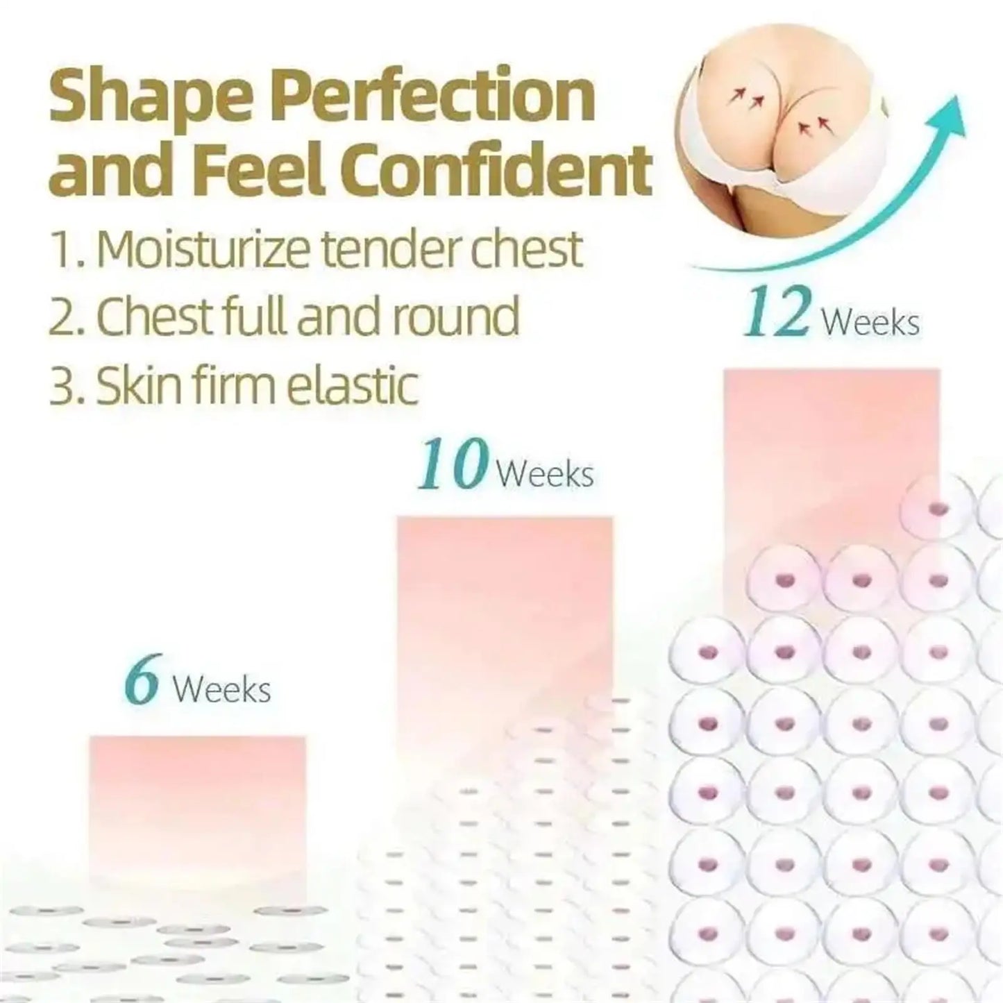 Fast Growth Breast Enlargement Cream Lift Firm Breast Improve Sagging Massage Chest Rapidly Body Moisturizing Smooth Bright Care