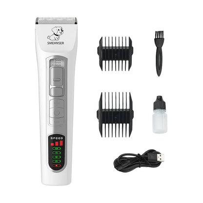 Professional Dog Clippers High Power Dog Hair Cutter Low Noise Pet Trimmer Grooming Clippers with Guard Combs for Animals