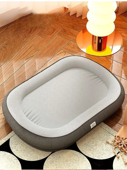 Dog & Cat Bed – Soft Cushion Blanket Basket for Small, Medium & Large Pets