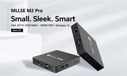 MLLSE Mini PC M2 Air Intel Gemini Lake N4000 Intel J3710 6GB RAM 128GB ROM Dual-Band WiFi Bluetooth USB Mini Computer