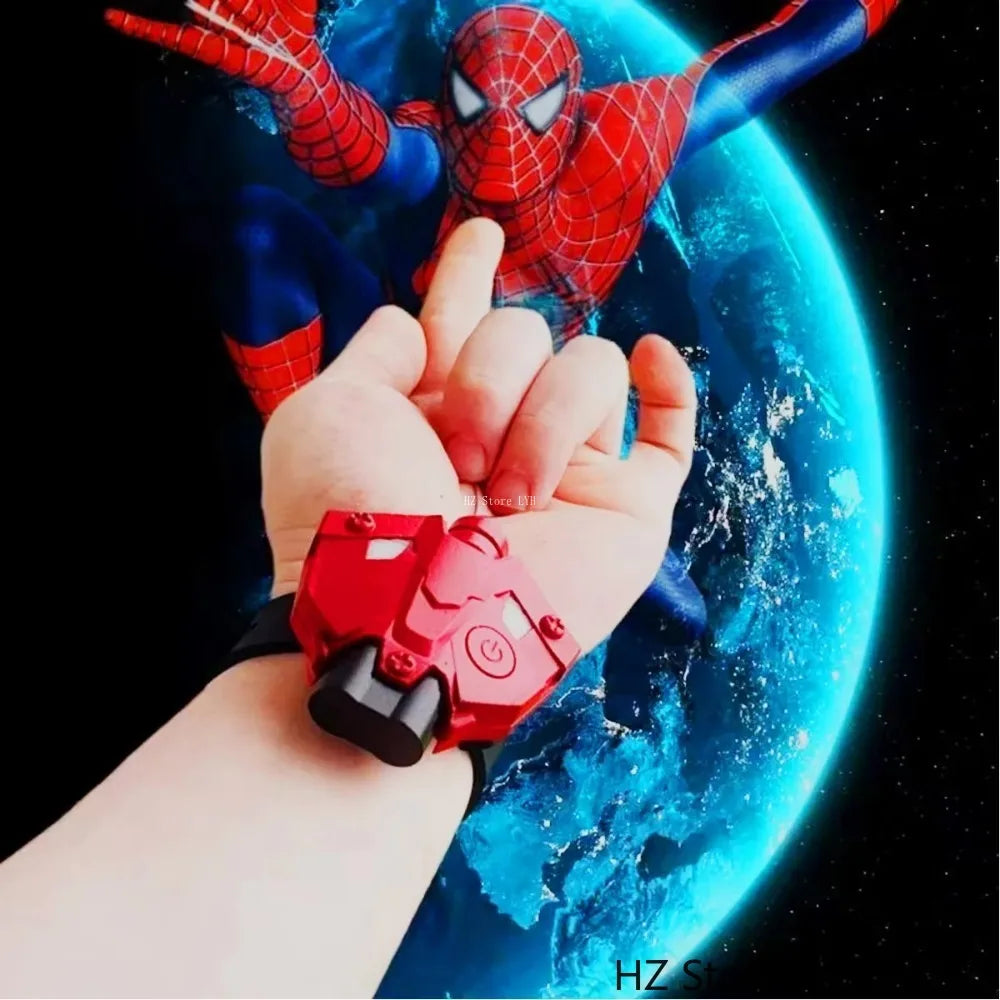 Spider Web Launcher with light String Shooters Toy Gadgets String Shooter Superhero Role-Play Cool Stuff Fun Toys Halloween Gift