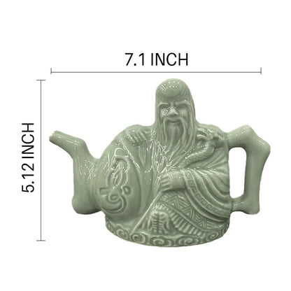 2024 Ceramic Assassin Tea Pot Handmade Chinese Ceramic Tea Kettle Coffee Tea Drinking Container Magic Assassin Trick Teapot