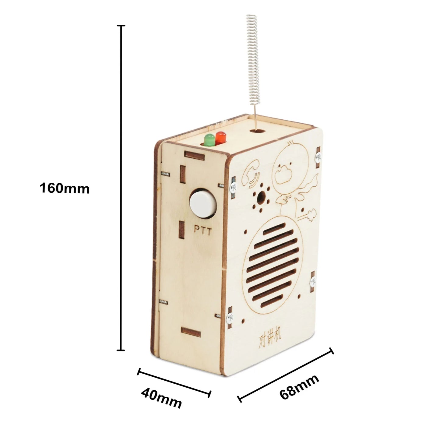 DIY Wireless Walkie-talkie Model Science Toys for Kids Physics Experimental Tool Kit Children Educational Toys School Supply