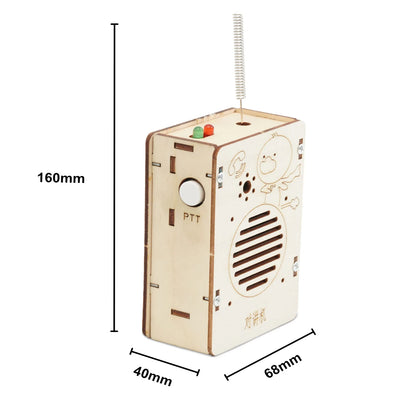 DIY Wireless Walkie-talkie Model Science Toys for Kids Physics Experimental Tool Kit Children Educational Toys School Supply