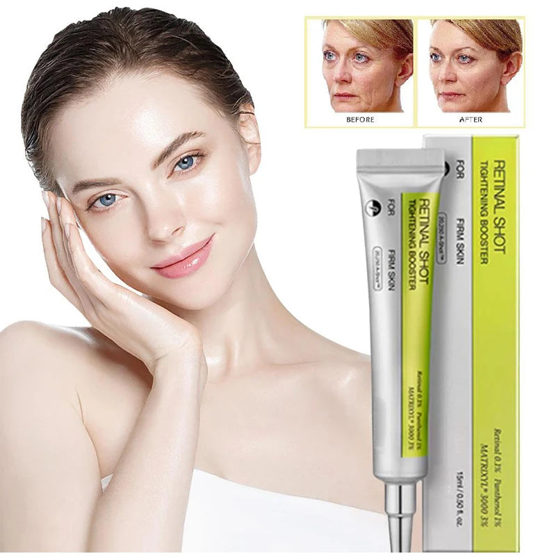 Korean Retinol Shot Eye Tightening Moisturizing Booster Cream,Facial Moisturizing Serum,,Reduce Wrinkles & Fine Lines,Anti-Aging