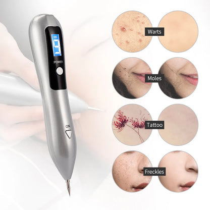 Laser Plasma Pen 9 Levels Freckle Remove Pen Wart Remover Tattoo Remover Instruments Skin Tag Removal Spot Beauty Care Tool