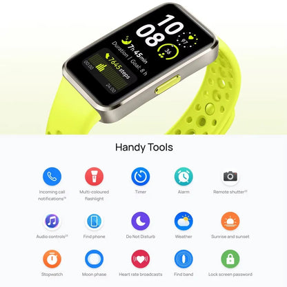 Band 10 Smartwatch – Sleep Tracking, Health Monitor, 14-Day Battery, iOS & Android