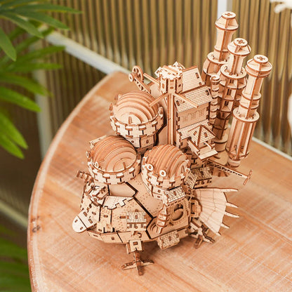 "Creative Castle Theme 3D Wooden Puzzle Wood Model Kit diy toy Home Decoration Challenging Best Gift For Kids Adult "