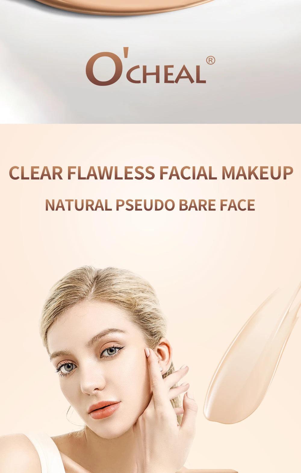 Ocheal Face Foundation Contour Stick Long-wear Lightweight Brighten Stick  Face Concealer Blemish Contouring Beauty Makeup