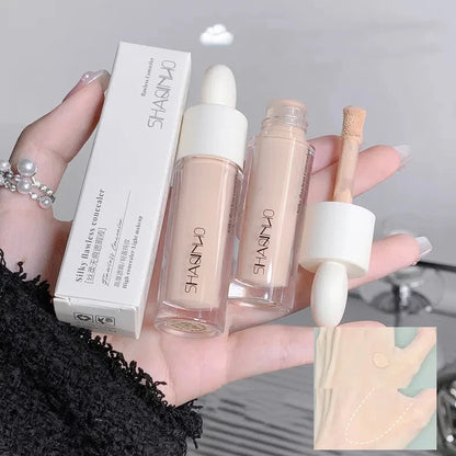 High Covering Concealer Cream Texture Covers Acne Marks Dark Circles Face Makeup Liquid Concealer Lasting Brighten Face Cosmetic