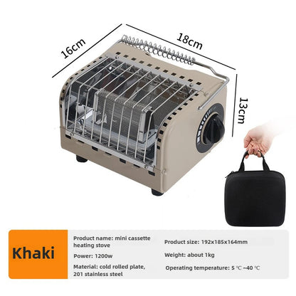 Outdoor Mini Heating Stove Camping Gas Stove Fishing Camping Heater Outdoor Portable Car 2024 Winter Camping Outdoor Supplies