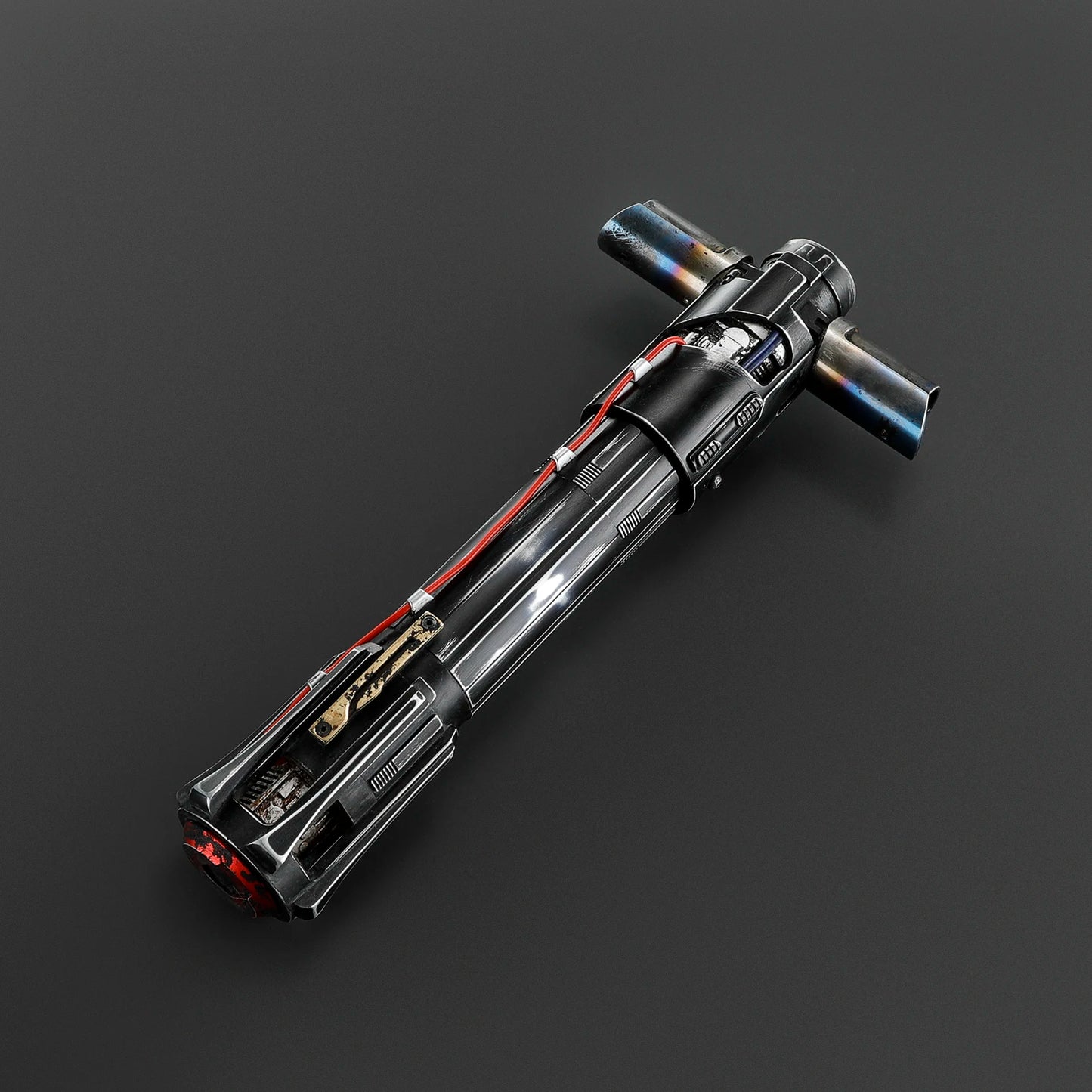 DamienSaber Kylo Ren Lightsaber Metal Hilt Force Heavy Dueling Saber Motion Control with 34 Sound Fonts Sensitive Smooth Swing