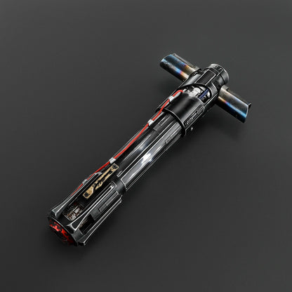 DamienSaber Kylo Ren Lightsaber Metal Hilt Force Heavy Dueling Saber Motion Control with 34 Sound Fonts Sensitive Smooth Swing