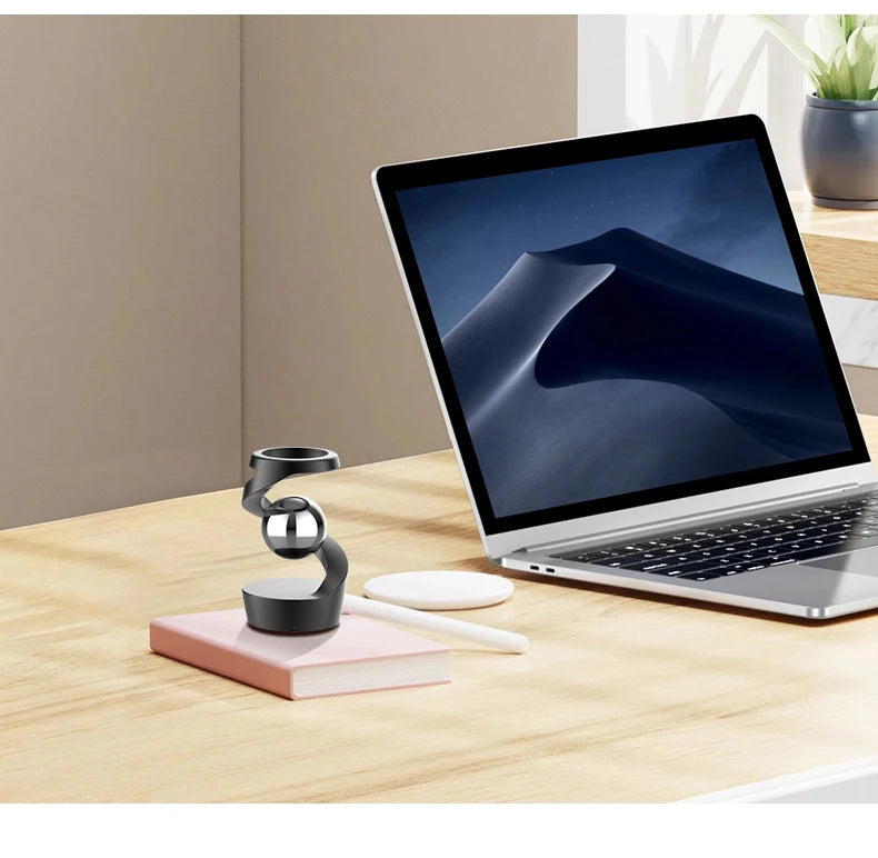 Adult Desktop Stress Relief Toy Aluminum Alloy Decompression Hypnosis Rotary Gyro Fingertip Kinetic levitating Spinner Gift