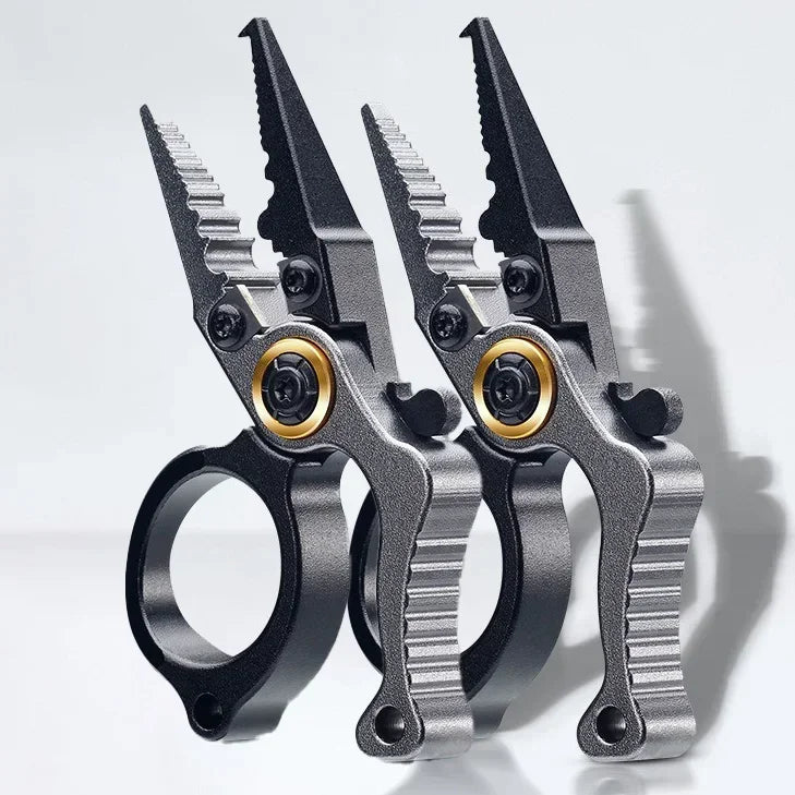 MuqiNush Fishing Tool Stainless Steel Wire Cutter Tong Hook Remover Braided Scissor Knife Forked Ring Openers Outdoor Multitool