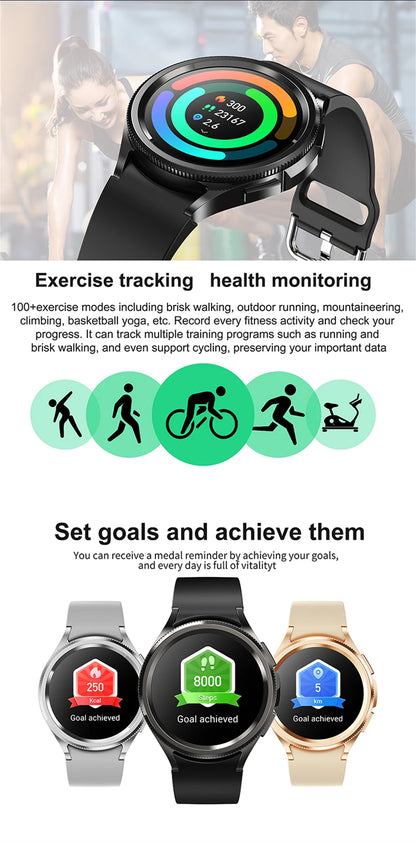 Watch 6 Classic Bluetooth Call Smart Watch Men GPS Outdoor Sports Fitness Model Health Heart Rate Monitor Smartwatch 2025 New