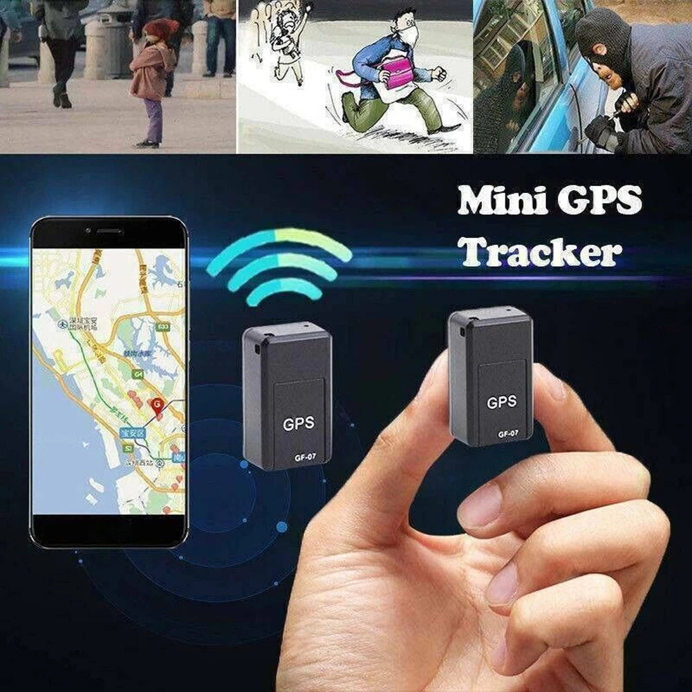 1~20PCS GF-07 GPS Car Tracker Real Time Positioner Strong Magnetic SIM Message Positioner Anti-lost Locator Portable GPS Tracker
