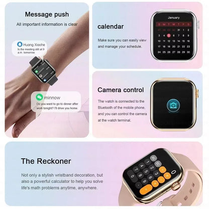 2025 New Series IW9 Watch 9 GPS Track Smart Watch Men Woman HD Bluetooth Call Waterproof Sports SmartWatch For Apple Android IOS