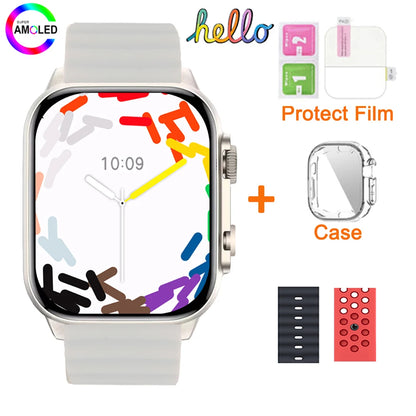 2025 Hello Watch 3 Plus Ultra Upgrade SmartWatch Original 49mm AMOLED 4G ROM NFC GPT Compass Photo Album Local Music Men Watch