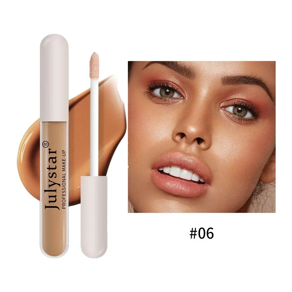 High Covering Face Concealer Cream Contour Foundation Full Cover Dark Circles Acne Waterproof Lasting Brightening Face Cosmetic