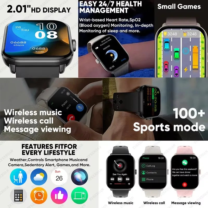 For Xiaomi Watch 5 Smart Watch Men HD AMOLED Display Heart Rate Bluetooth Call GPS Tracking Waterproof Sports Women Smart Watch