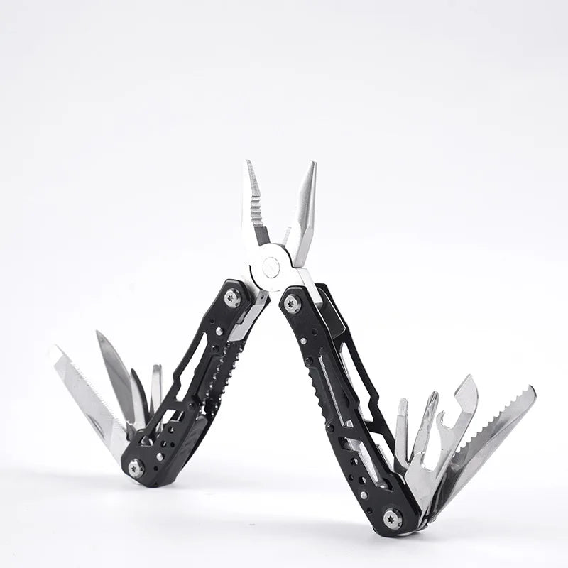 Folding Multi-tool Pocket Knife Pliers Mini Portable Fold Outdoor Hunting Survival Rescue Tactical Multipurpose Repair Tool