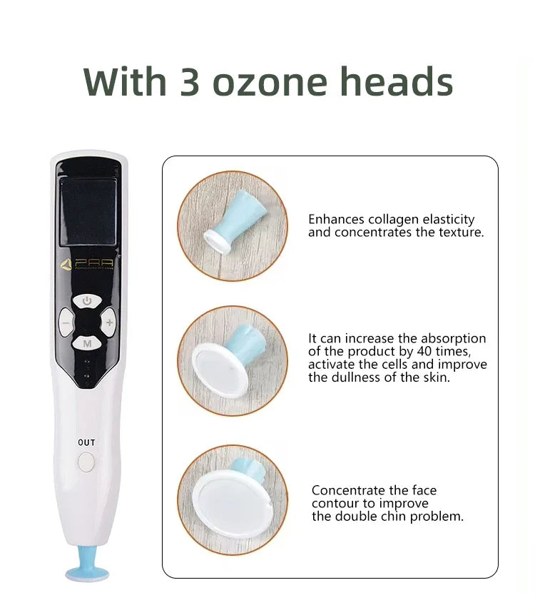 Portable 2 In 1 Plasma Ozone For Acne Beauty Plasma Laser Pen For Eye Lift Wrinkle Removal spot Removal Pen mole Remover Pen