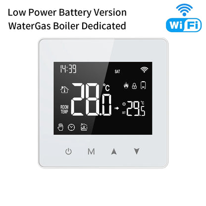 AVATTO Tuya WiFi/ZigBee Smart Thermostat Low Power Battery Water Gas Boiler Temperature Controller For Alexa Google Home Alice