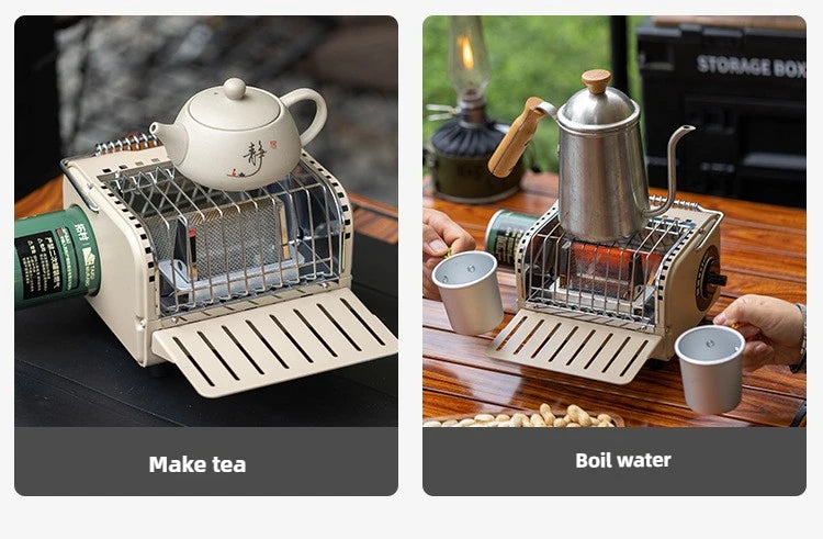 Outdoor Mini Heating Stove Camping Gas Stove Fishing Camping Heater Outdoor Portable Car 2024 Winter Camping Outdoor Supplies