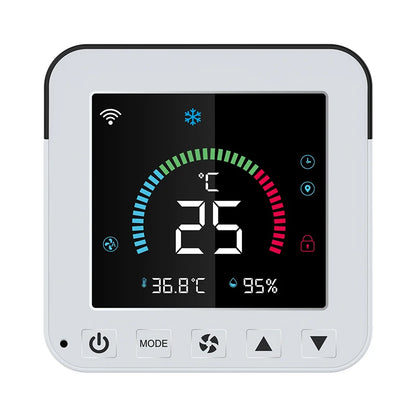 Tuya WiFi Smart Air Conditioner LCD Touch Screen USB Temperature Humidity Controller IR Remote Controll for Google Home Alexa