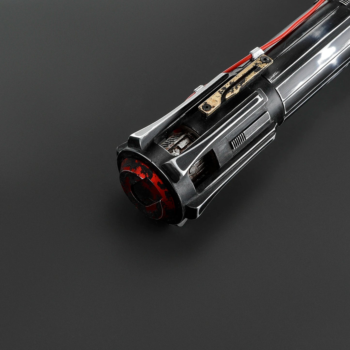 DamienSaber Kylo Ren Lightsaber Metal Hilt Force Heavy Dueling Saber Motion Control with 34 Sound Fonts Sensitive Smooth Swing
