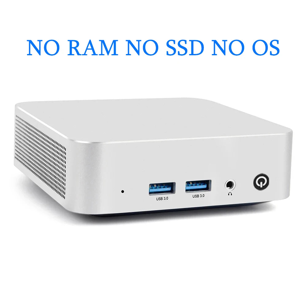 SZBOX W6 Mini PC Intel N3700 Windows 10 SO-DIMM RAM 8GB 128GB SSD RJ45 1000M LAN M.2 SATA3*2 Office Desktop Gaming Computer