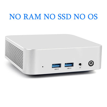SZBOX W6 Mini PC Intel N3700 Windows 10 SO-DIMM RAM 8GB 128GB SSD RJ45 1000M LAN M.2 SATA3*2 Office Desktop Gaming Computer