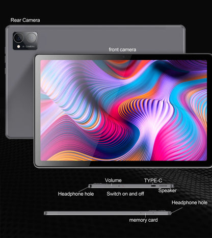 2025 Google 5G Pad 10.1" Tablet - 2K HD Display Octa Core 8GB RAM 512GB ROM Dual SIM WiFi Android 8000mAh